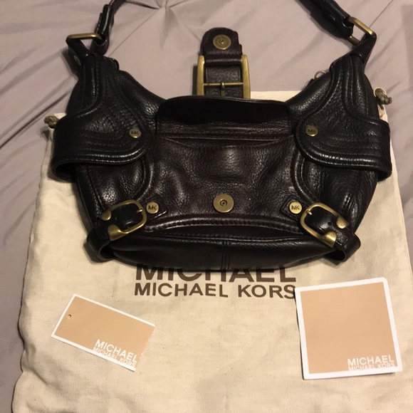 Michael Kors dark brown leather hobo - Picture 3 of 6